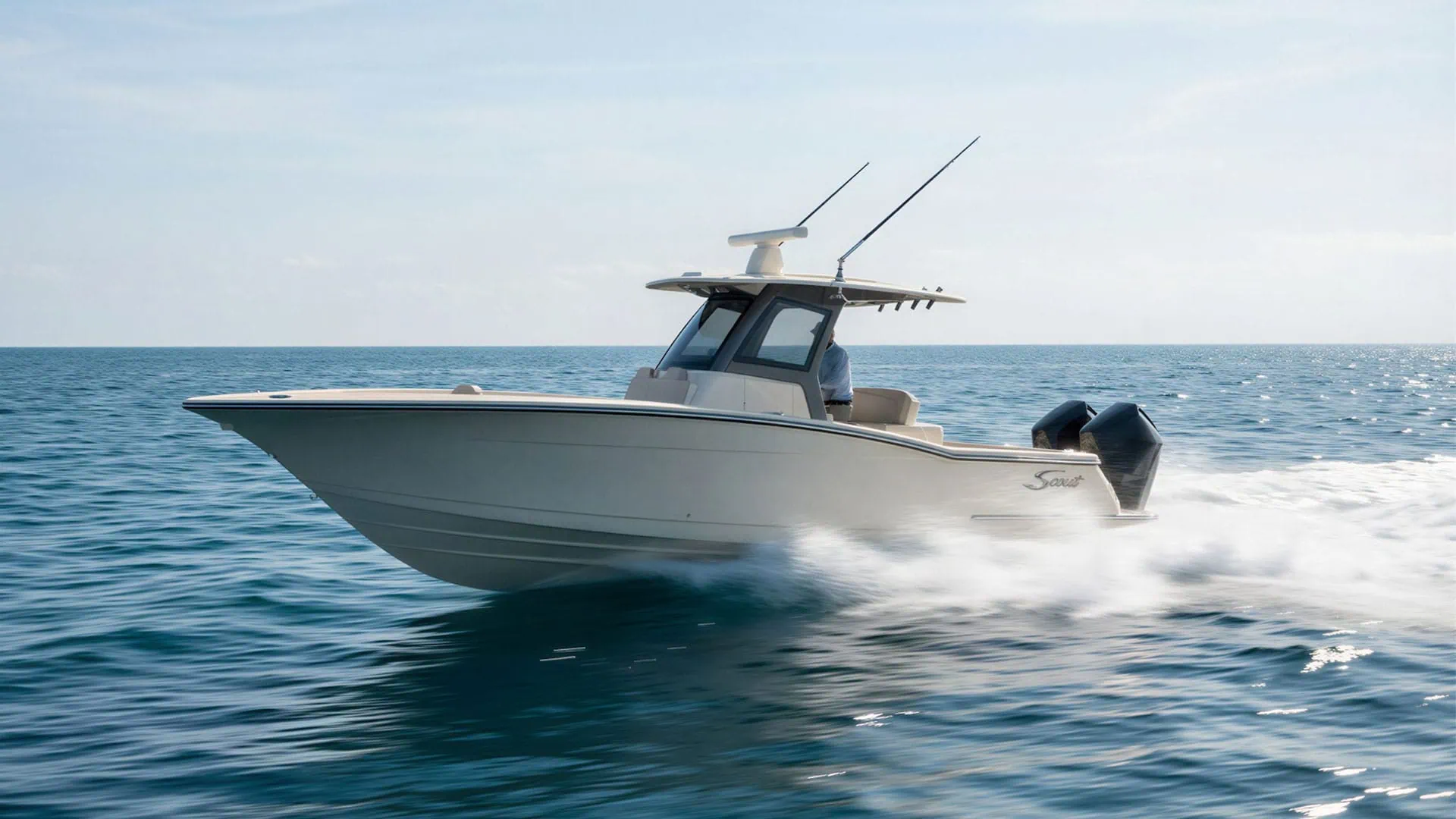 Scout 315 LXF foredeck seating Dubai